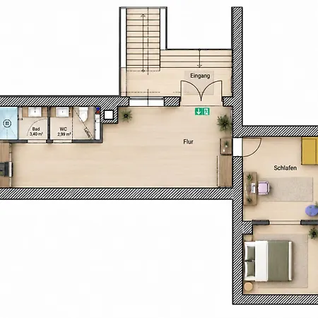Helles Im Loft Séjour chez l'habitant *